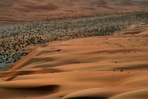 The Empty Quarters vast desert expanse (Rub Al-Khali)